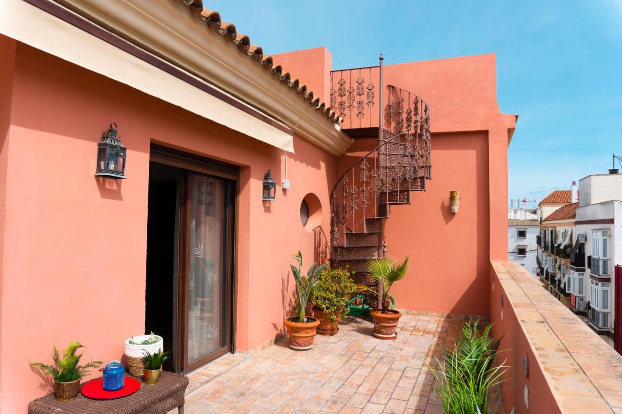 Atico Imperial Garaje Gratis Centrico Terraza Aire Acond Solarium 2 Banos Wifi A 1Minuto De La Plaza Cabildo Leilighet Sanlúcar de Barrameda Eksteriør bilde